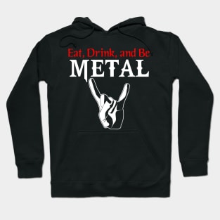 Heavy Metal with Saying Hoodie